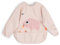 Done by Deer Ärmeltaschen-Lätzchen Tiny farm Rosa - OEKO-TEX® zertifiziert - Langärmeliges Lätzchen mit Auffangtäschchen - Zweifach verstellbarer Verschluss
