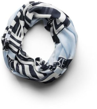 Cecil Damen B572783 Mode-Schal, Universal Blue, Einheitsgröße
