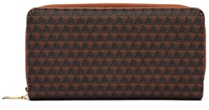 MISAKO Metri große Geldbörse mit Muster ED. Damen - Metri Braun 10x19x3cm