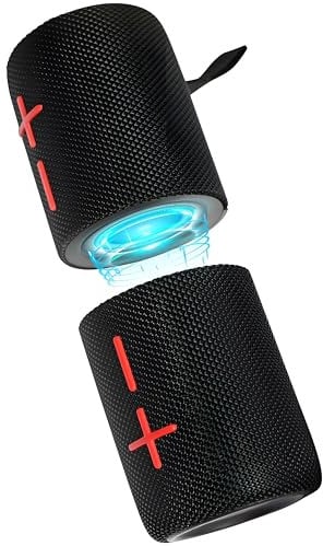 2 in 1 Magnetic Dual Splittable Bluetooth Speaker, IPX6 Waterproof Split Portable Wireless Speaker with 20W Loud Stereo Sound ,Bluetooth V5.3, 24H Playtime, Multiple pairing for Home,Outdoor or Travel