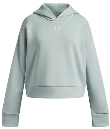 Under Armour UA Rival Fleece Hoodie - Enamel Blue/White - YSM, Emaille blau/weiß, 68