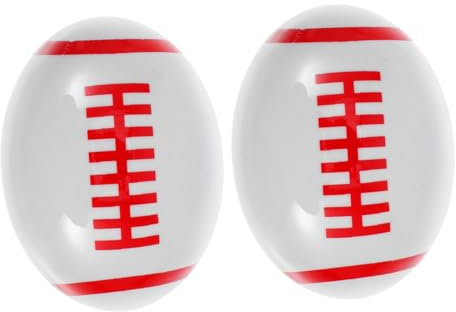 NUOBESTY 2stücke Keramikgriffe Für Kommoden Und Schränke Rugby-form Griffknöpfe Für Kinderzimmer Und Sportthemenräume Installieren