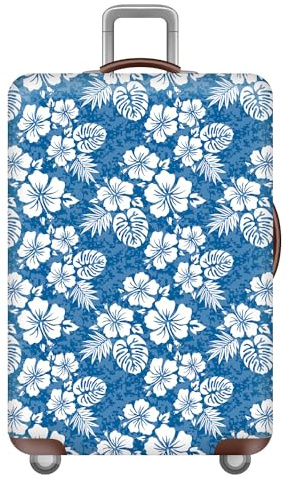 KofferschutzhüLle,Flower Blumen Muster Luggage Cover,Elastische Trolley SchutzhüLle,Kratzfester,Staubdichter Kofferschutz FüR 18–32 Zoll,Protectors HüLle,ReisegepäCkhüLle (Farbe 2,XL(29-32inch))