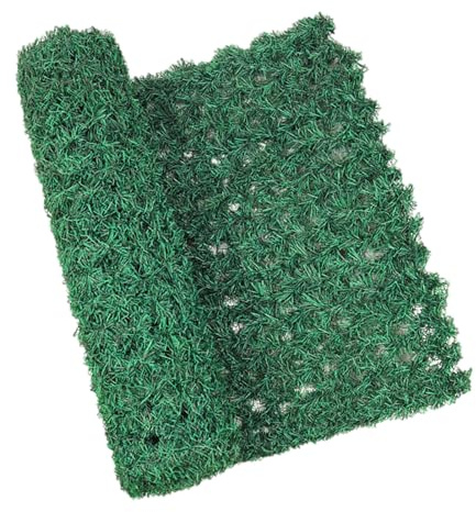 Xasbseulk Brise-vue en lierre artificiel – Clôture d'intimité en lierre vert | 0,5 x 2 m – Haie artificielle pour extérieur, terrasse, mur, arrière-cour, jardin