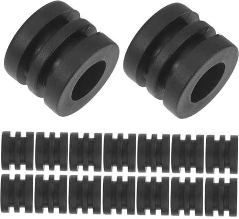 SOPOTUTU 16pcs Foosball Bumper Replacement for Standard Table Football Parts Plastic Gaskets with Smooth Surface Lightweight and Fit for Table Football Games Accessories