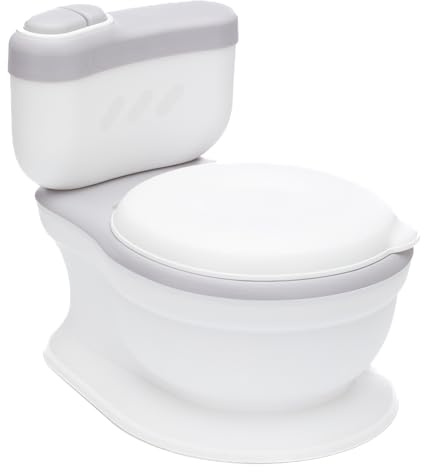 Fillikid Marlin Mini Toilette mit Spülgeräusch | Kindertoilette mit Spülgeräusch und 6 kindlichen Melodien | mit Extrafach, herausnehmbarem Behälter und weicher WC-Brille
