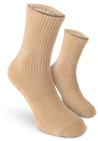 Safersox Mückenschutz Socken, 1 Paar, Beige, 43-46