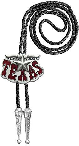 Urban Backwoods Texas Longhorn V Bolotie Western Country Krawatte Bolo Tie