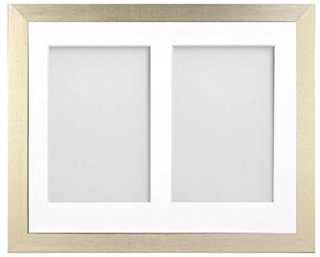 Frame Company Simpson Gold Multi Aperture Photo Frame, 10x8 for 6x4 inch (x2)