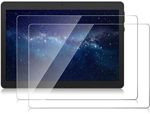 AKNICI 2-Stück 10,1 Zoll PanzerglasFolie Displayschutzfolie Kompatibel mit Tablet TOSCiDO/PADGENE/DRAGON TOUCH/TYD/Qimaoo/Yuntab/Victbing/ZONKO/ACEPAD/YELLYOUTH/HOPLAZA/Lectrus/YOTOPT/LNMBBS/KuBi/FiGE