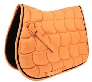 EQUITHÈME „Satin“ Schabracke, Warmblut, orange
