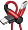 AINOPE USB-C-Ladekabel, 2 Stück (2 m), 3,1 A Schnellladung, rechtwinkliges USB-C-Kabel, langlebiges nylongeflochtenes USB-auf-USB-C-Ladekabel, kompatibel mit Galaxy S10, S9, S8 Plus, S21, LG V30