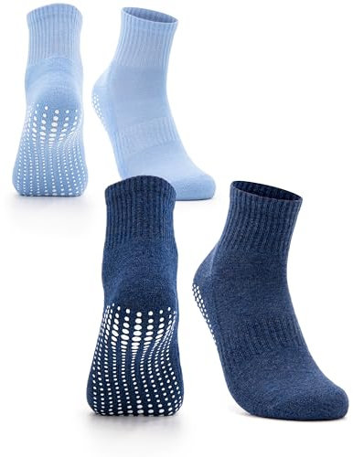 Occulto Damen Stoppersocken 80% Baumwolle 2-4 Paar (Modell: Madeleine) 2 Paar|Navy,Blau 39-42