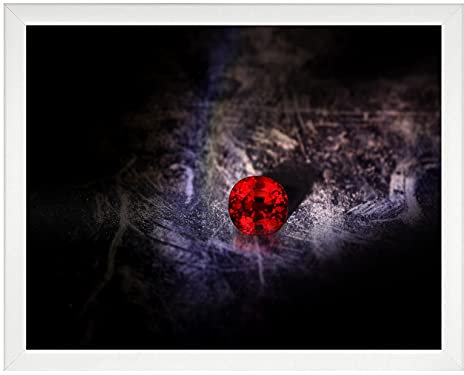 arte-tuo Bilderrahmen Rubin | 60x120 cm | Weiß matt | klares Kunstglas | Puzzle Diamond Painting Poster