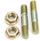 Realman 4 pz 530015917 M8 x 1.25 P Catena Guida Bar Stud E Esagonale Flangia Viti Dadi Per Husqvarna 136 137 141 142 36 41 Motoseghe Parti Universali Per 4500 5200 5800 Motoseghe