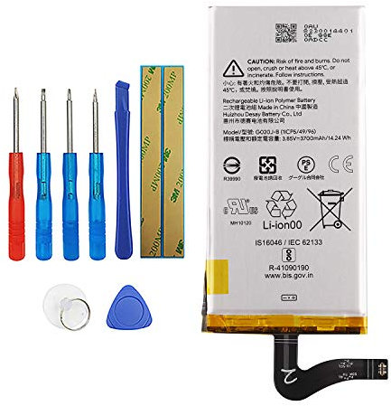 Vvsialeek G020J-B Ersatz Akku Kompatibel Für Google Pixel 4 XL Pixel4 XL G020P G020 with Tools
