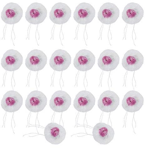 Zerodis 20 Stück Kerosinlampen-Mantles Dual Head Gas Camping Light Mesh Tuch Lampenschirm für Fuel Camping Wandern Laternen