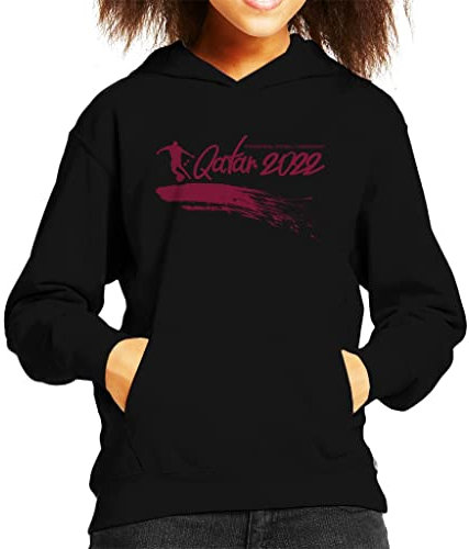 All+Every Qatar International Football 2022 Kid's Hooded Sweatshirt