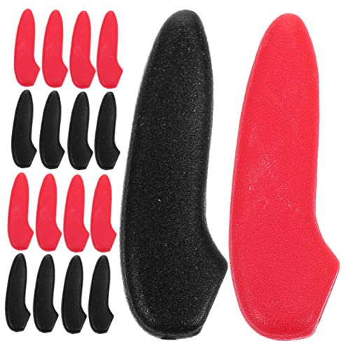 KICHOUSE 20 Pieces B Lade Kn Tip Protector Cover, Safety fe Guard Covers Sleeves fe Edge Guards, Sheath Sleeves, Universal Protector for Kitchen, Red