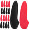 KICHOUSE 20 Pieces B Lade Kn Tip Protector Cover, Safety fe Guard Covers Sleeves fe Edge Guards, Sheath Sleeves, Universal Protector for Kitchen, Red