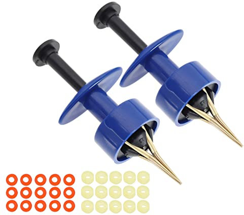 VGOL 2 STÜCKE Pelletband Köderbanderole Karpfenangeln Zubehör Grobangeln Terminal Tackle mit 300 STÜCKE 4 Mm & 300 STÜCKE 3 Mm Köderbänder