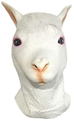 Toyvian Tierkopfmaske Pferd Halloween Kostüm Lebensecht Für Festivals Karneval Party Tierkopf Abdeckung