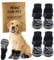 Anti-Rutsch-Socken für Hunde, Socken für Gehwege, warm/kalt, Pfotenschutz gegen Lecken und Rutschen, ideal für Hund Paw Schutz (L)