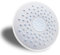 Cabezal de ducha superior tipo lluvia con diseño atornillado de goma de silicona ABS redondo de 19Cm, para ducha de lluvia, cabina, habitación, grifos de techo, pulverizadores de agua