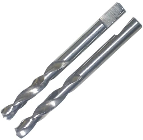 Pilot Drill for Hole Saw Arbor HSS 2 Pack Pilot Fits All Hole Saw Arbors Mandrels Drill Through Wood and Steel 1/4 Diameter Tip and Shaft