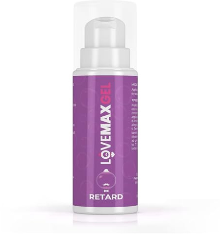 Verzögerungsgel für Männer LoveMax – Erdbeerduft, leichte Textur – 50 ml | Retard Gel für Männer mit Arginin, Citrullin & Koffein – zieht schnell ein, nicht klebrig, diskrete Anwendung mit Erdbeerduft
