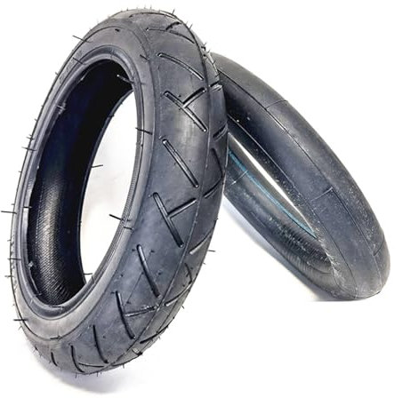Dunxiles 8 x 1,50 verdickte pneumatische Innen- und Außenreifen, für 20,3 cm große Kinderwagen/Kinderwagen/Kinderwagen-Reifenersatzteile
