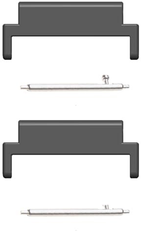 Uhrenarmband-Anschluss-Adapter, Schnellverschluss, Metallverbindung, kompatibel mit 18 mm - 20 mm Armband, 2 Stück, Metallverbinder für Smartbänder, Lugs Adapter, Uhrenarmbänder, Verbindungs-Set,