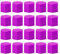 JNNJ 20 Stück Auto Radbolzenkappen, Auto Radmutter Schraube Hex Schutzkappen Aus Silikon, 17mm Auto-Universal-Sechskant-Reifenmutter-Abdeckungen, Glow-in-The-Dark Radschraubenkappen(Lila)