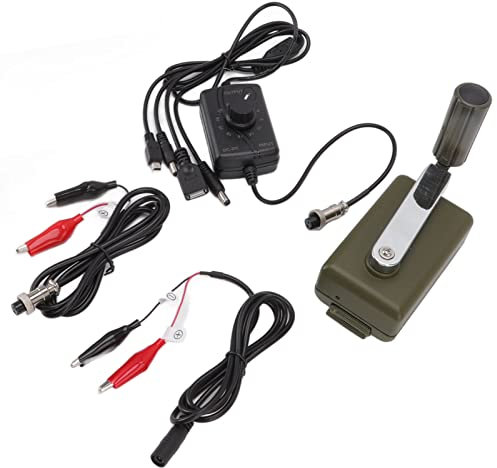 30-W-Handkurbelgenerator, Wasserdichtes Tragbares Outdoor-Ladegerät Zum Aufladen von Mobiltelefonen und Computern, Manuelle Stromerzeugung