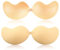 Ruayia Kleber-BH Sticky Bra Klebebh BH Rückenfrei Push-Up, Rückenloser BH, Silikon-Brustwarzenpolster wiederverwendbar Unsichtbarer BH Trägerloser -Beige - A