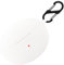 Funda de silicona para Huawei Freebuds 4i, carcasa resistente a los golpes y funda protectora para Huawei Freebuds 4i con llavero (blanco)