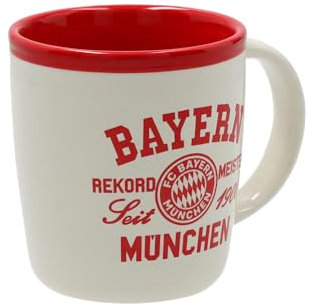 FC Bayern München Tasse I Rekordmeister Rot/Weiß I 0,3 l