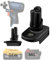 Akku Adapter für Bosch 12V Elektrowerkzeuge,Batterieadapter Konverter kompatibel für Milwaukee 18V M18 für Dewalt 20V Lithium Ionen Akku Convert to Bosch 12V Akku