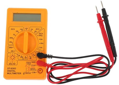 ULTECHNOVO Digital Multimeter Elektrotechniker Multitester Kompakt Ac Dc Spannungs Strommessgerät Mit Summer Für Präzise Messungen Leicht Tragbar Und Robust