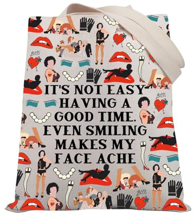 PLITI Rocky Horror Gift Horror Musical Theatre Gift It's Not Easy Having A Good Time Comedy Movie Inspired Tote Bag