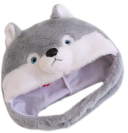 Cabilock Niedliche Plüsch-hundemütze Husky-stirnband Party Favor Cosplay Kostüm Karneval Kopfbedeckung