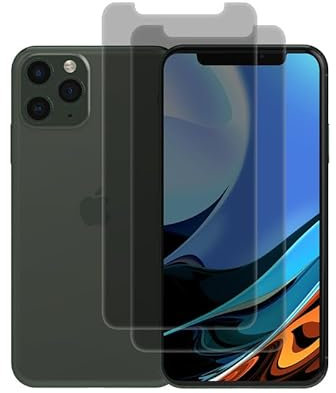 [2 Stück] für Folie iPhone XS Blickschutz, Splitterfest Panzerglas iPhone 11 Pro Anti Spy Schutzfolie, Super Langlebig Einfache Installation Privacy Displayschutz iPhone X/XS/11 Pro Displayfolie