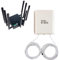 KUMA CONNECT E-Zi 5G Router with SIM Slot - 2Gbps Portable WiFi Router & Directional Outdoor Antenna for Home Office Static Caravan - Wireless Mobile Internet Hotspot - 5G 4G-LTE & 3G - 12vDC + 240vAC