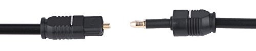 HURRISE Cavo Ottico Digitale, Cavo Ottico per Soundbar Aux Al 4 3.5 in Fibra Ottica con Digitale da 3,5 Mm per Home Theater (#4)