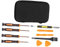 Lurrose 1 Set Set di cacciavite multifunzione cacciavite elettrico kit di strumenti elettronico Strumento di apertura del telefono strumenti per cacciavite plastica Nero