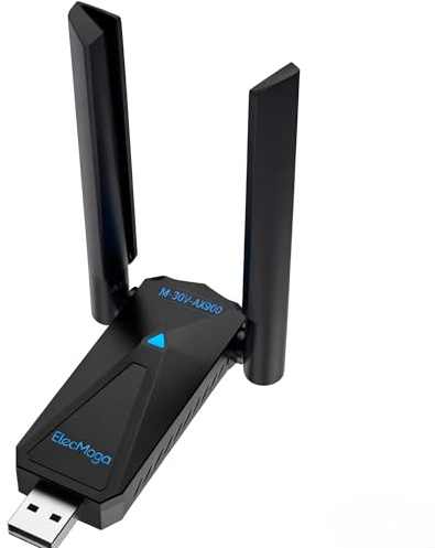 Palo WiFi para PC, 900 Mbps USB wifi adaptador PC, 2,4 GHz/5 GHz, doble banda, compatible con Windows 11/10/8/7