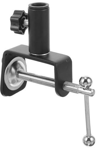 TOKIDNY Verstellbare Tischklemme für Mikrofonarm mit Robustem Metall C Clip Kratzschützender Desktop Halterung Kompatibel mit Mikrofonzubehör Platzsparend und Tragbar Einfache Montage und