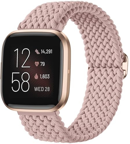 PKQTOP Ersatzarmband für Fitbit Versa 2 / Lite/SE, Sport Armband Uhrenarmband, Nylon Armbänder für Fitbit Versa