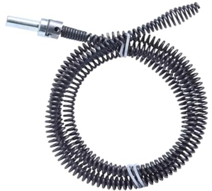 Nsaroche Cavo Serpente Scarico Flessibile Sgorgatore Tubi Metallico Compatibile con Trapani Ottimo per Rimuovere Otturazioni Adatto a Bagno Cucina Lavandino Do, 500 Cm