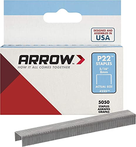 P22 Staples Box 5000 8mm - 5/16in